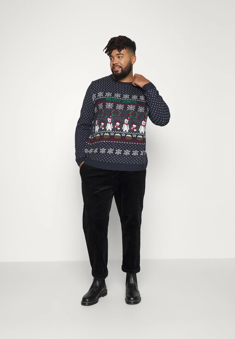 Only & Sons Herren ONSXMAS CREW - Strickpullover - Dark Navy 2 Only & Sons Herren ONSXMAS CREW - Strickpullover - Dark Navy – Bild 2