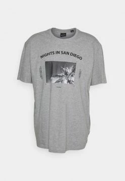 Only & Sons Herren ONSGILBERT TEE - T-Shirt Print - Light Grey Melange