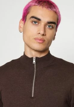 Only & Sons Herren ONSWYLER LIFE HALF ZIP - Strickpullover - Demitasse -Only & Sons Geschäft 92e5fc4d747e46198b11fcc331ddd4c8