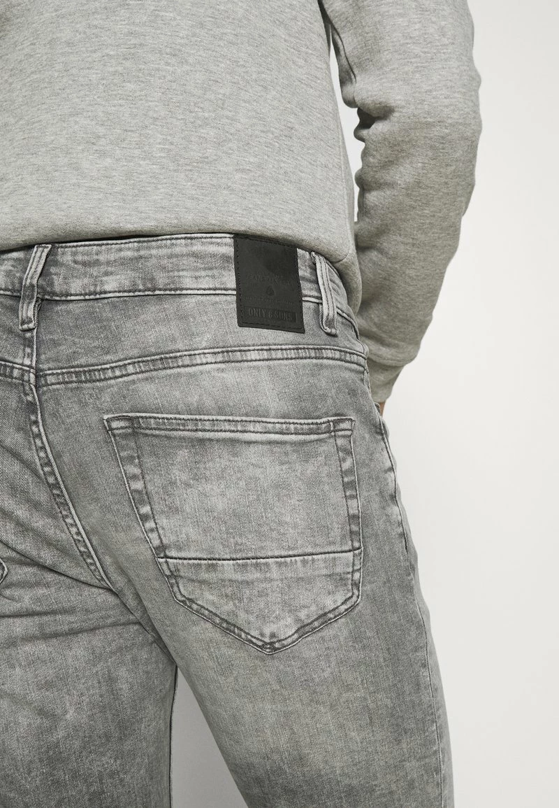 Only & Sons Herren ONSLOOM SLIM - Jeans Slim Fit - Grey Denim 6 Only & Sons Herren ONSLOOM SLIM - Jeans Slim Fit - Grey Denim – Bild 6