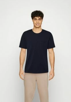 Only & Sons Herren ONSROY REG SLUB POCKET TEE - T-Shirt Basic - Dark Navy