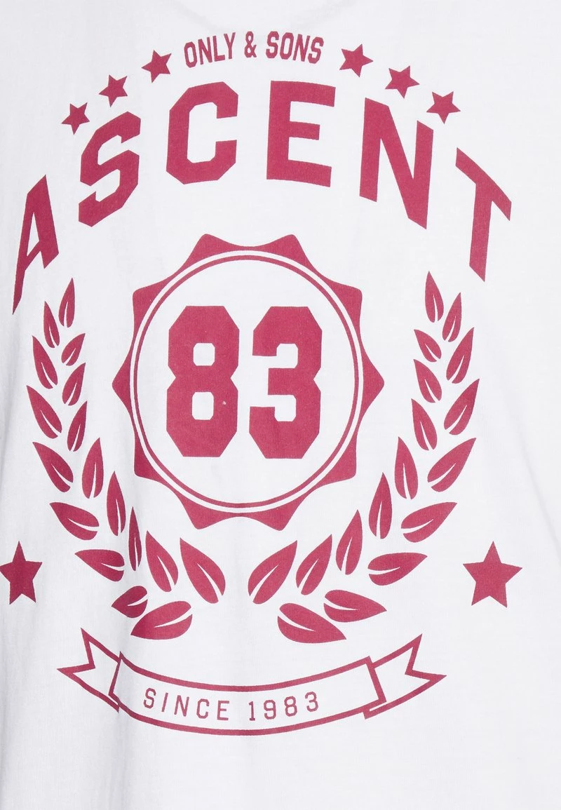 Only & Sons Herren ONSIAN - T-Shirt Print - Bright White 3 Only & Sons Herren ONSIAN - T-Shirt Print - Bright White – Bild 3