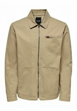 Only & Sons Herren REISSVERSCHLUSS- - Hemd - Chinchilla