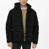 Only & Sons Herren Wintermantel - Black