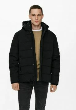 Only & Sons Herren Wintermantel - Black