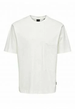 Only & Sons Herren RELAXED FIT - T-Shirt Basic - Star White -Only & Sons Geschäft 972ffba2fcea4919a7b8d58b4ecf2493