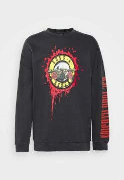 Only & Sons Herren ONSGUNSNROSES LIFE CREWNECK - Sweatshirt - Phantom -Only & Sons Geschäft 9743b13707bc47d2879315f37d634622