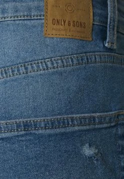 Only & Sons Herren ONSAVI - Jeans Shorts - Blue Denim -Only & Sons Geschäft 97ad28e0040f44f09bb1cb6ee5dbbe1d