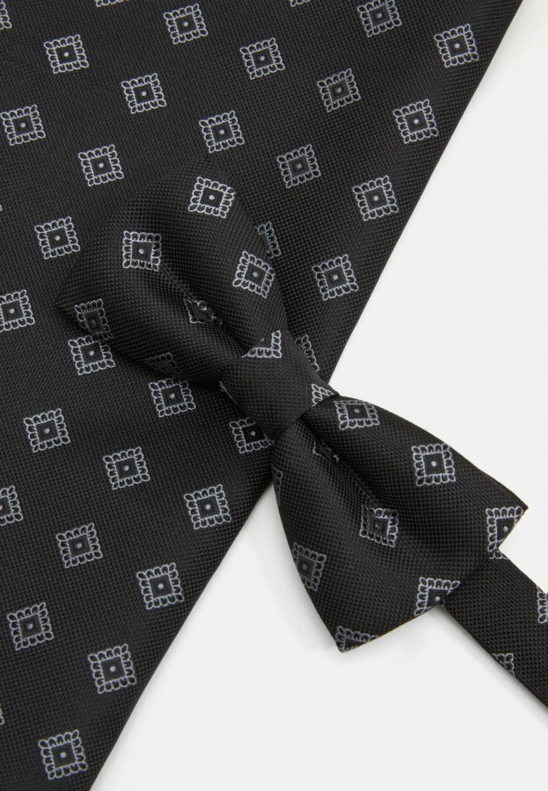 Only & Sons Herren ONSTROY PATTERN BOW TIE SET - Fliege - Black 4 Only & Sons Herren ONSTROY PATTERN BOW TIE SET - Fliege - Black – Bild 4