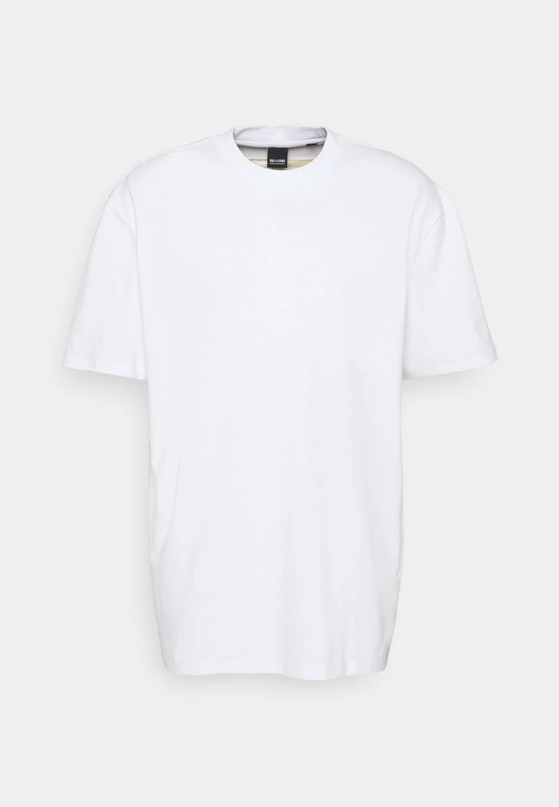 Only & Sons Herren ONSVILMOS LIFE MOCK NECK TEE - T-Shirt Basic - White 4 Only & Sons Herren ONSVILMOS LIFE MOCK NECK TEE - T-Shirt Basic - White – Bild 4