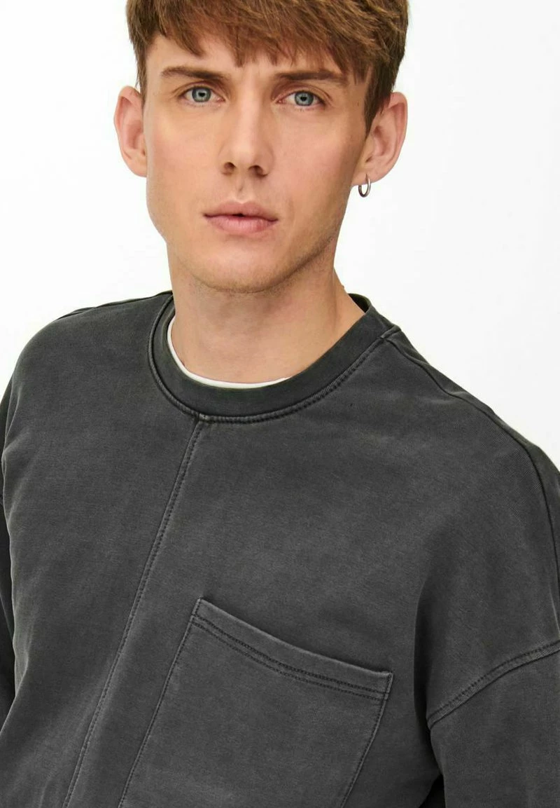 Only & Sons Herren Sweatshirt - Black 4 Only & Sons Herren Sweatshirt - Black – Bild 4