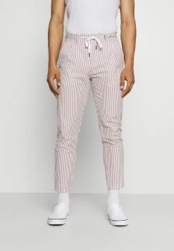 Only & Sons Herren ONSLEO LIFE CROP SEERSUCKER - Stoffhose - Monks Robe