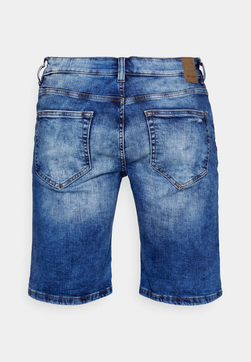 Only & Sons Herren ONSPLY - Jeans Shorts - Blue Denim 2 Only & Sons Herren ONSPLY - Jeans Shorts - Blue Denim – Bild 2