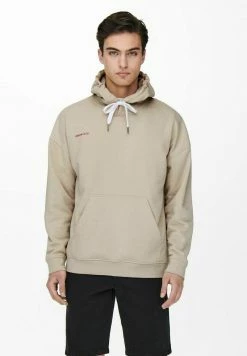 Only & Sons Herren Kapuzenpullover - Silver Lining