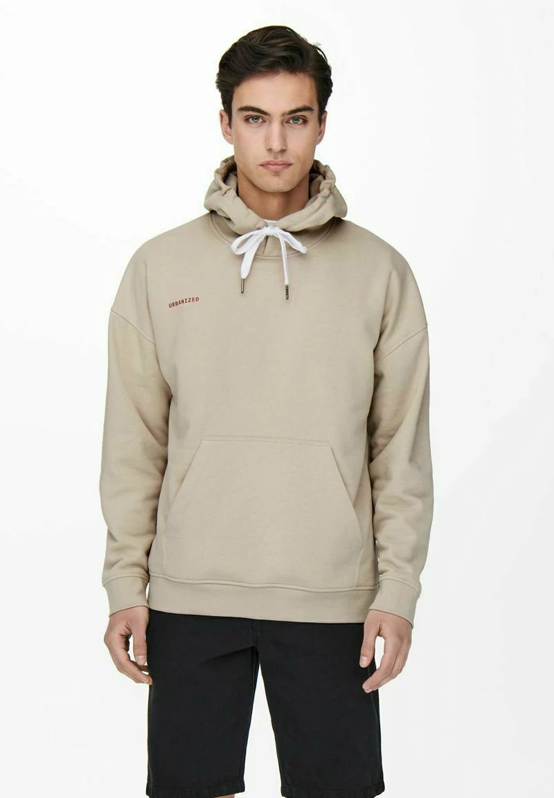 Only & Sons Herren Kapuzenpullover - Silver Lining 1 Only & Sons Herren Kapuzenpullover - Silver Lining