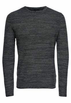 Only & Sons Herren ONSWICTOR STRUCTURE CREW NECK - Strickpullover - Black