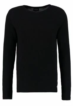 Only & Sons Herren ONSDAN STRUCTURE CREW NECK - Strickpullover - Black -Only & Sons Geschäft 9c9353f99f20401c8c0ae0b27388bfad