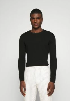 Only & Sons ONSPANTER LIFE CREW - Strickpullover - Black | Herren