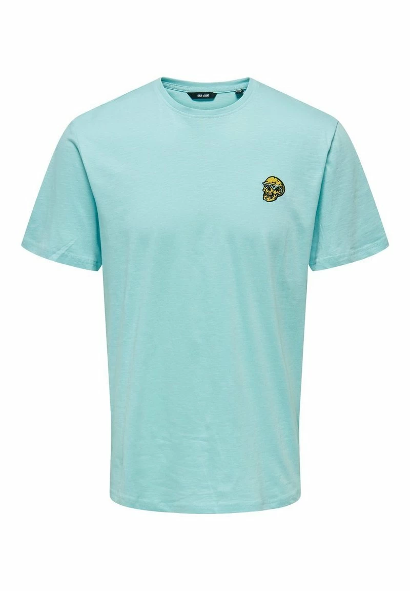 Only & Sons Herren T-Shirt Print - Aquatic 5 Only & Sons Herren T-Shirt Print - Aquatic – Bild 5