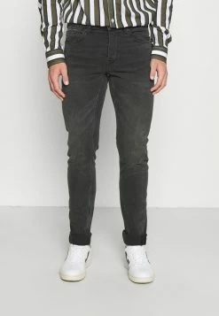 Only & Sons Herren ONSLOOM LIFE SLIM WASHED - Jeans Slim Fit - Black Denim