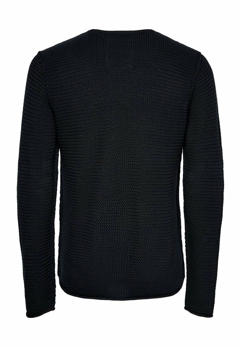 Only & Sons Herren Strickpullover - Dark Navy 6 Only & Sons Herren Strickpullover - Dark Navy – Bild 6