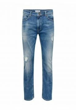Only & Sons REGULAR FIT ONSWEFT - Jeans Straight Leg - Blue Denim | Herren