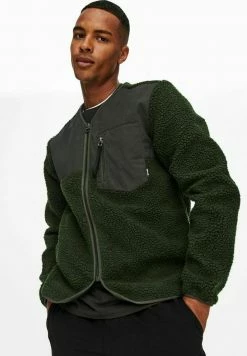 Only & Sons Herren SHERPA - Fleecejacke - Olive Night 10 Only & Sons Herren SHERPA - Fleecejacke - Olive Night -Only & Sons Geschäft a22a4ab9f8b143c788671f5e0167a4e5