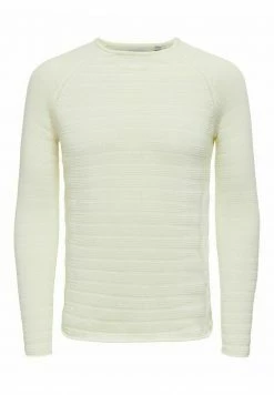 Only & Sons Herren Strickpullover - Cloud Dancer