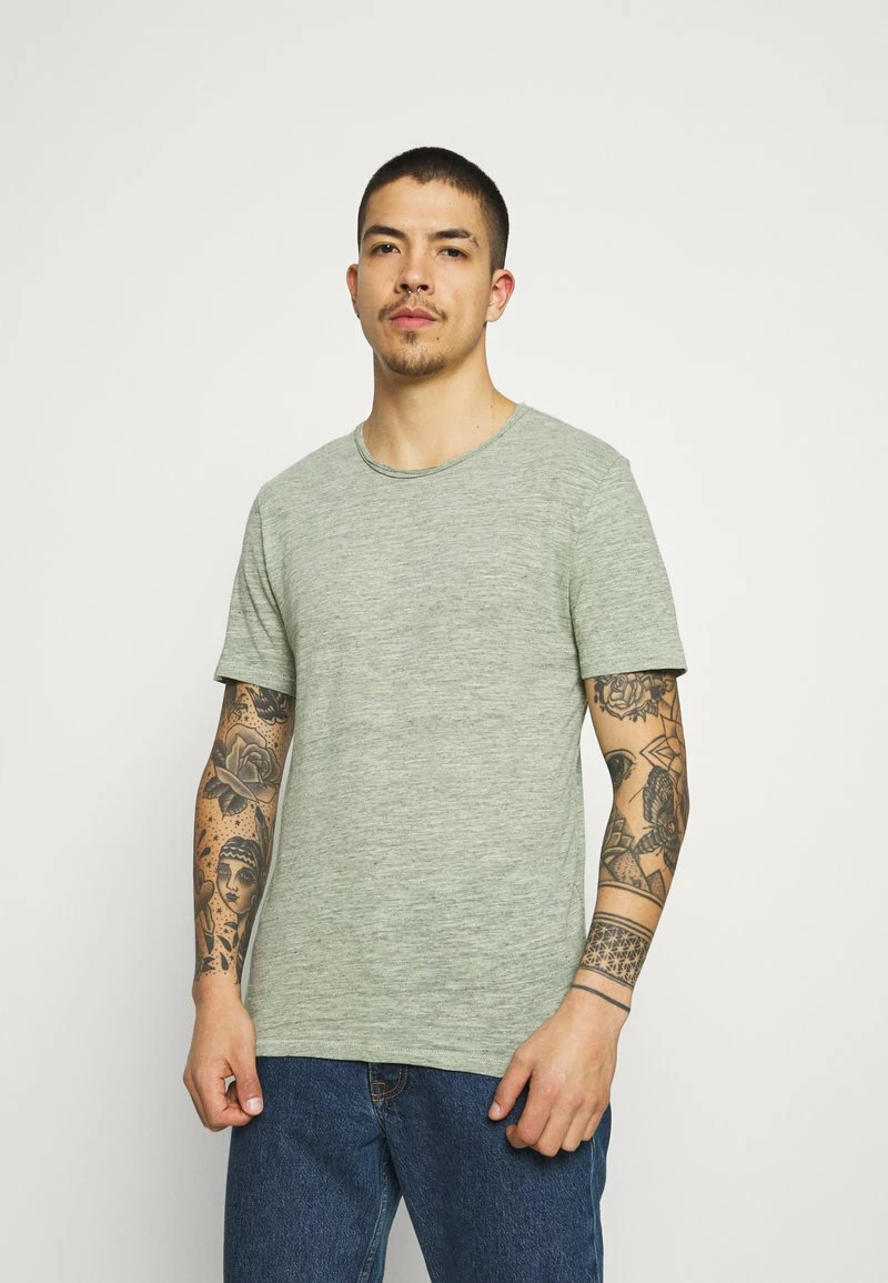 Only & Sons Herren ONSALBERT LIFE NEW - T-Shirt Basic - Celadon Green 1 Only & Sons Herren ONSALBERT LIFE NEW - T-Shirt Basic - Celadon Green