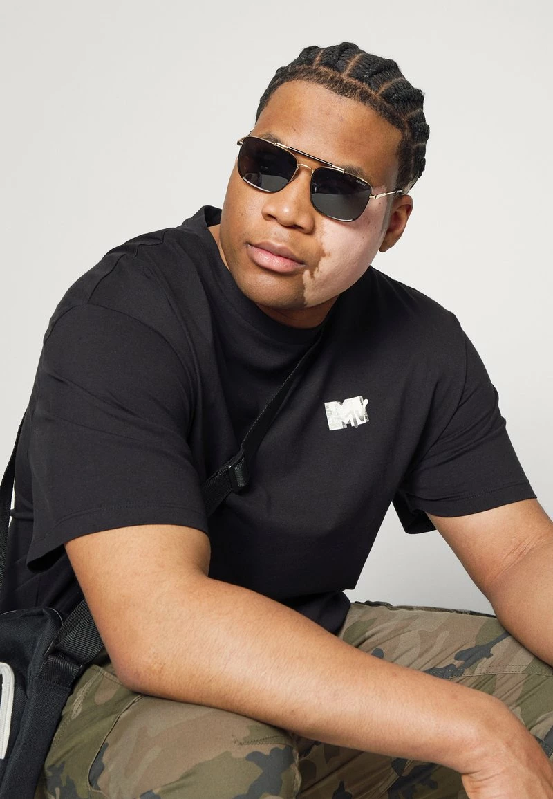 Only & Sons Herren ONSMTV TEE - T-Shirt Print - Black 4 Only & Sons Herren ONSMTV TEE - T-Shirt Print - Black – Bild 4