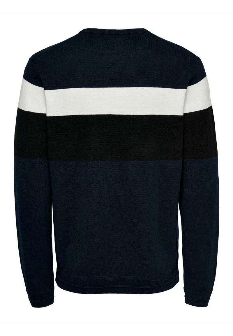 Only & Sons Herren Strickpullover - Dress Blues 2 Only & Sons Herren Strickpullover - Dress Blues – Bild 2