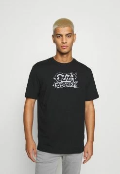 Only & Sons Herren ONSOZZY LIFE REGULAR TEE - T-Shirt Print - Black