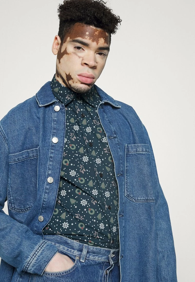 Only & Sons Herren ONSXMAS MADO - Hemd - Dress Blues 5 Only & Sons Herren ONSXMAS MADO - Hemd - Dress Blues – Bild 5