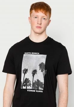 Only & Sons Herren REG - T-Shirt Print - Black -Only & Sons Geschäft a4a328f7e7174abcbcc45bb82c520758