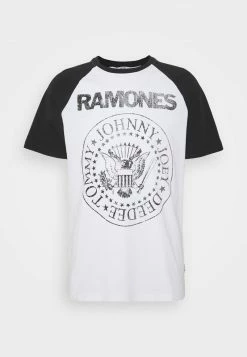 Only & Sons ONSRAMONES FRONT PRINT TEE - T-Shirt Print - White | Herren -Only & Sons Geschäft a67476fb148c4d69b2d53194d78e3bf9