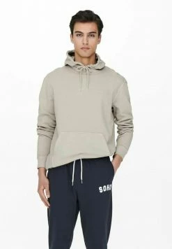 Only & Sons Herren Kapuzenpullover - Silver Lining