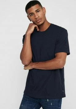 Only & Sons Herren T-Shirt Basic - Midnight Navy -Only & Sons Geschäft a8016610eced41a0b636b6b987f1df73