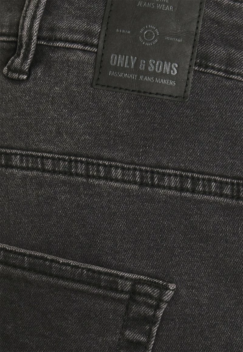 Only & Sons Herren ONSLOOM LIFE - Jeans Straight Leg - Black Denim 3 Only & Sons Herren ONSLOOM LIFE - Jeans Straight Leg - Black Denim – Bild 3