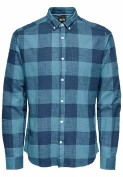 Only & Sons Herren ONSARN LS SLUB CHECK SHIRT - Hemd - Big Dipper