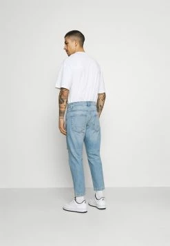 Only & Sons Herren ONSAVI BEAM LIFE CROP - Jeans Tapered Fit - Blue Denim -Only & Sons Geschäft a9e5a63693d440b8a48029af0fff153c