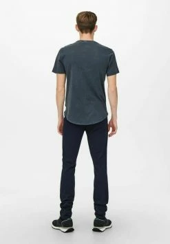 Only & Sons T-Shirt Basic - Dark Navy | Herren -Only & Sons Geschäft a9f2e11187b642c4bff570fd7e13afc1