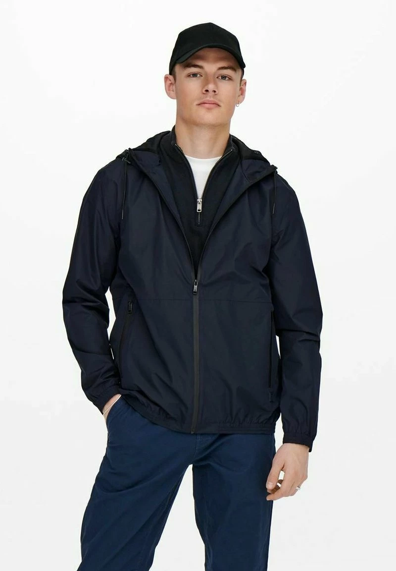 Only & Sons Herren Outdoorjacke - Dark Navy 1 Only & Sons Herren Outdoorjacke - Dark Navy
