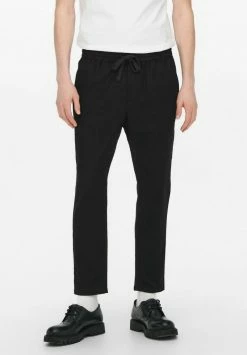 Only & Sons Herren RELAXED BEQUEMEONSLINUS - Stoffhose - Schwarz