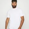 Only & Sons Herren ONSVILMOS LIFE MOCK NECK TEE - T-Shirt Basic - White