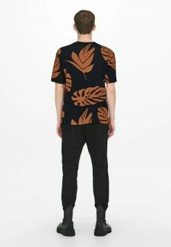 Only & Sons Herren T-Shirt Print - Black -Only & Sons Geschäft acd53e1171e046e88f53d64968b1f21e