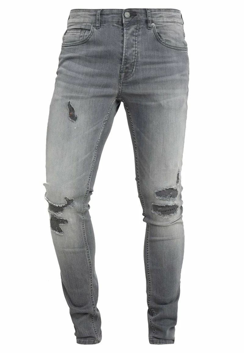 Only & Sons Herren ONSSPUN - Jeans Skinny Fit - Grey Denim 4 Only & Sons Herren ONSSPUN - Jeans Skinny Fit - Grey Denim – Bild 4
