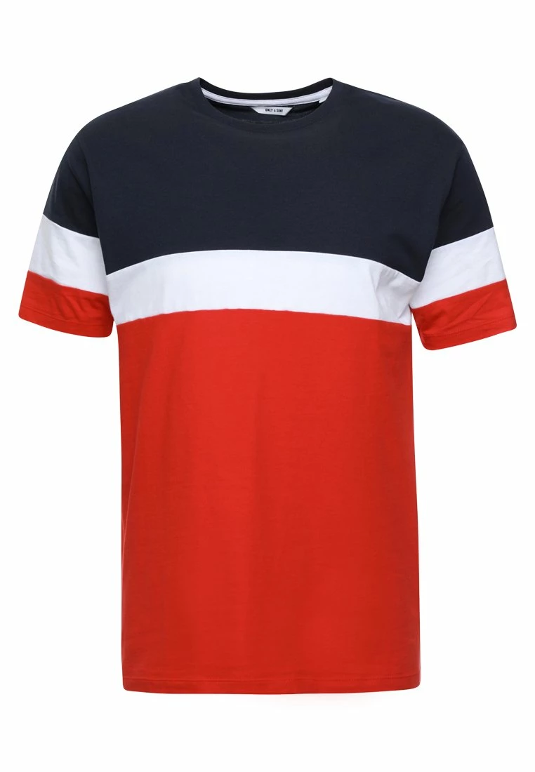 Only & Sons Herren ONSBAILEY - T-Shirt Print - Dark Navy/racing Red 4 Only & Sons Herren ONSBAILEY - T-Shirt Print - Dark Navy/racing Red – Bild 4