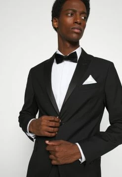 Only & Sons Herren ONSTBOX THEO BOW TIE HANKERCHIEF SET - Einstecktuch - Black/white