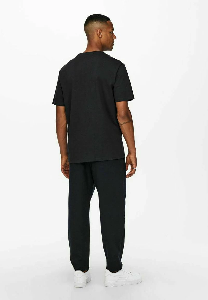 Only & Sons T-Shirt Basic - Dark Navy | Herren 3 Only & Sons T-Shirt Basic - Dark Navy | Herren – Bild 3