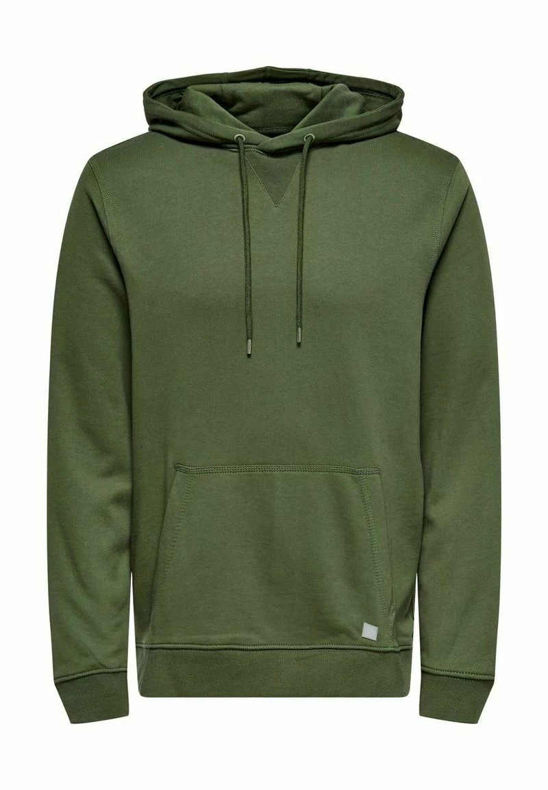 Only & Sons Herren Sweatshirt - Olive Night 1 Only & Sons Herren Sweatshirt - Olive Night